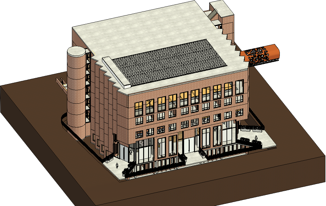 After - South Glass Facade