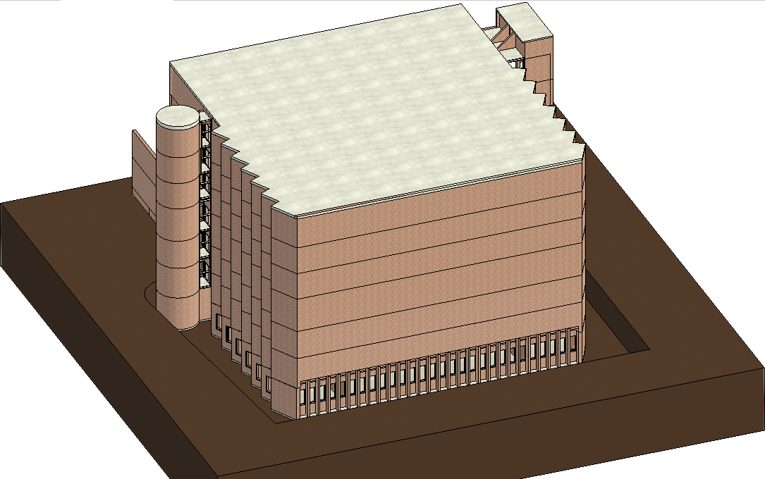 Before - South Glass Facade